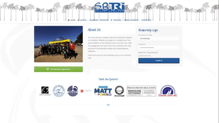 Santa Barbara Triathlon Club desktop
