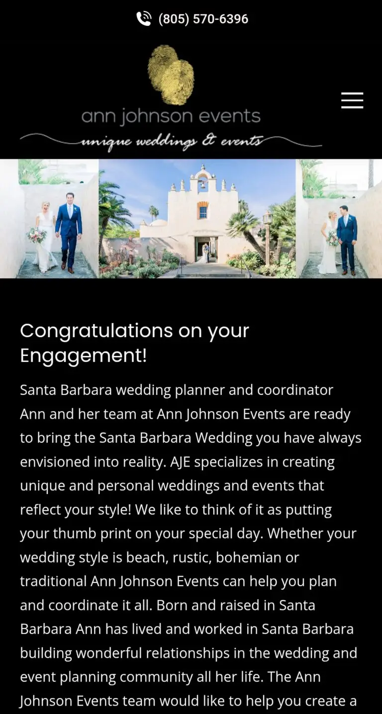 Ann Johnson Events Mobile