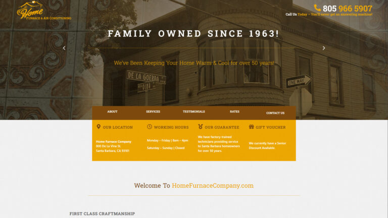 Home Furnace & Air Conditioning Co desktop