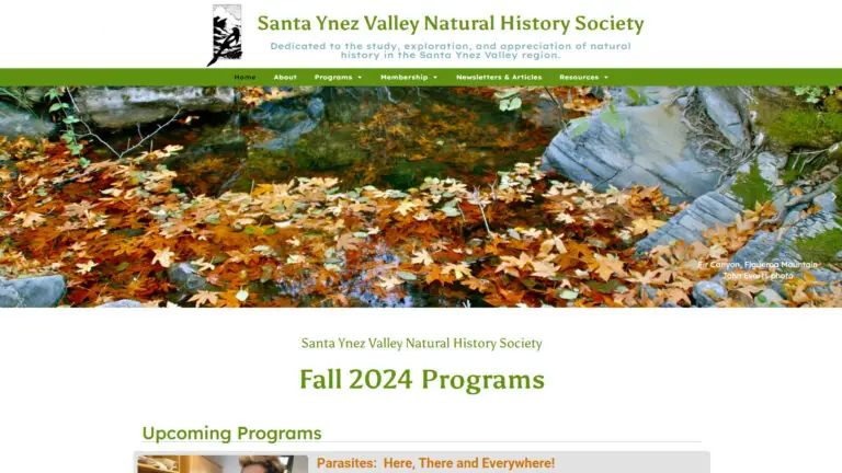 Santa Ynez Valley Natural History Society desktop